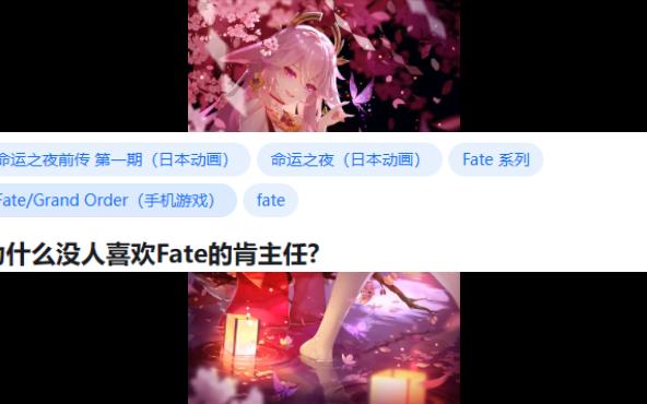 为什么没人喜欢Fate的肯主任哔哩哔哩bilibili