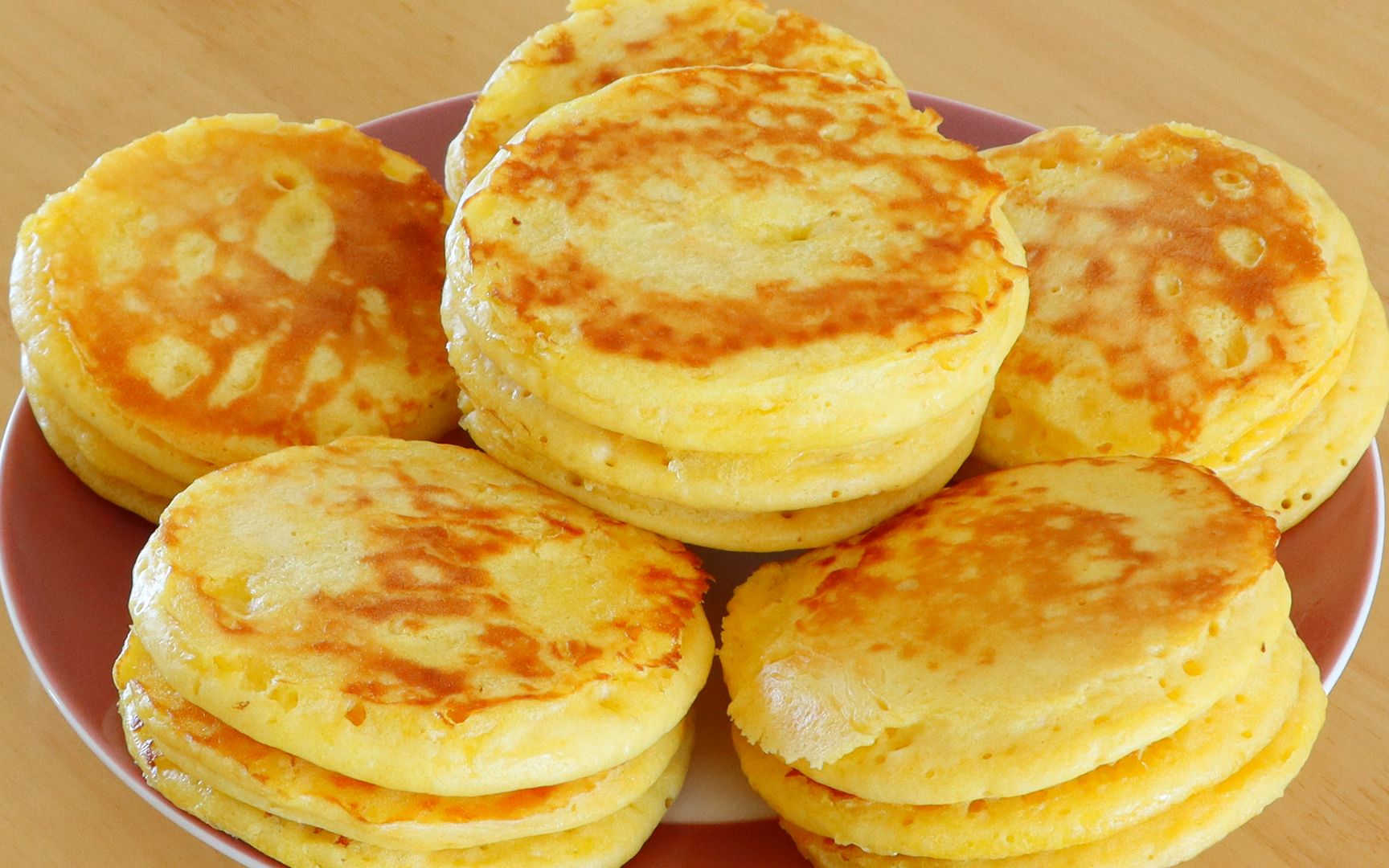 大鱼大肉吃腻了,今天做个粗粮玉米饼,柔软香甜又健康