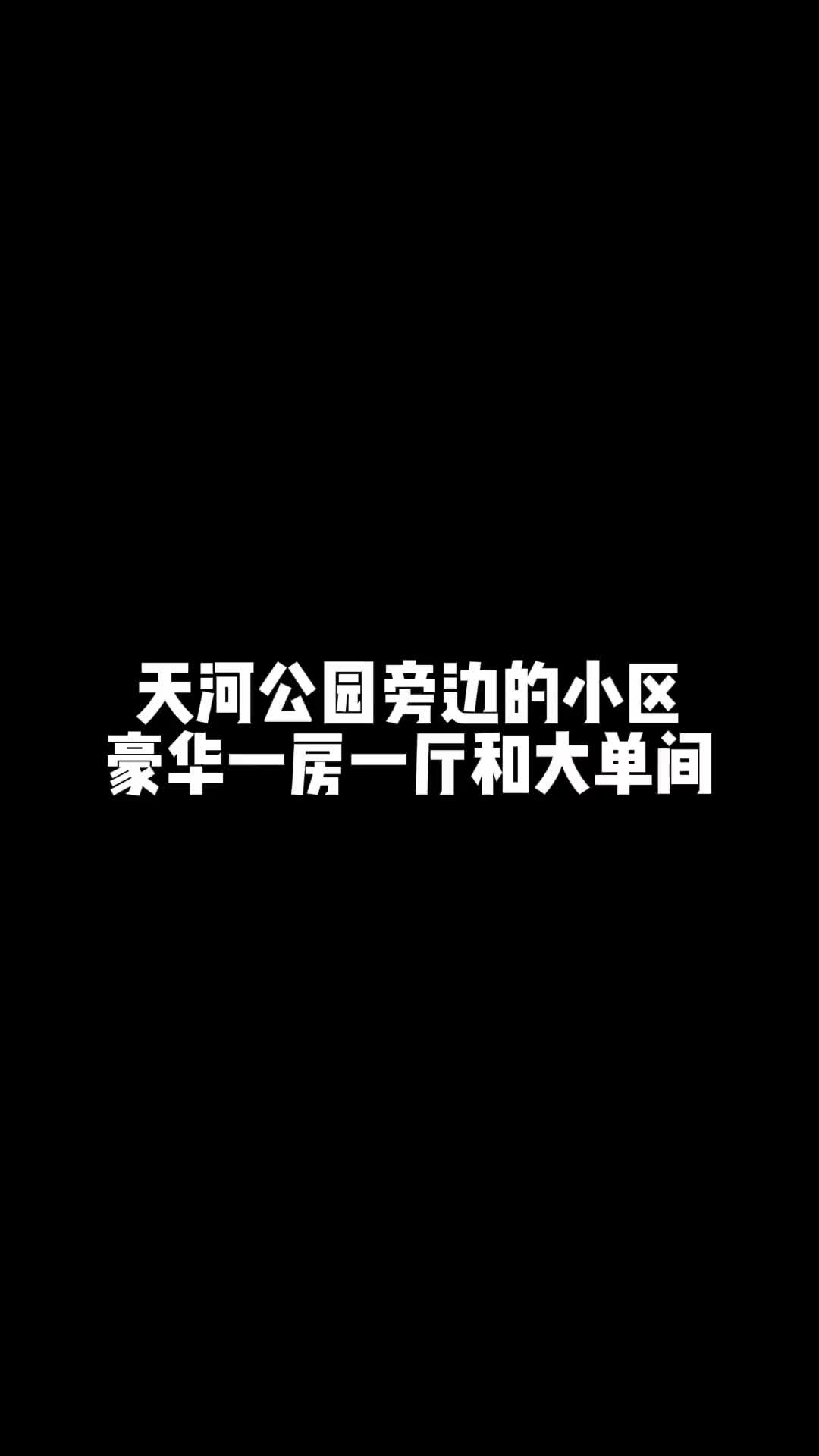 天河公园旁边的小区,豪华一房一厅和大单间#天河租房 #天河租房哔哩哔哩bilibili