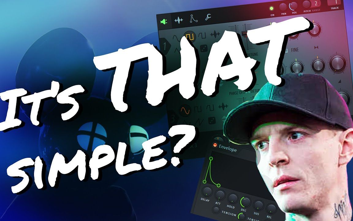 教你如何制作死老鼠风格电音!Remaking Deadmau5 With The Simplest Synth Ever 【FL Studio 教程】哔哩哔哩bilibili