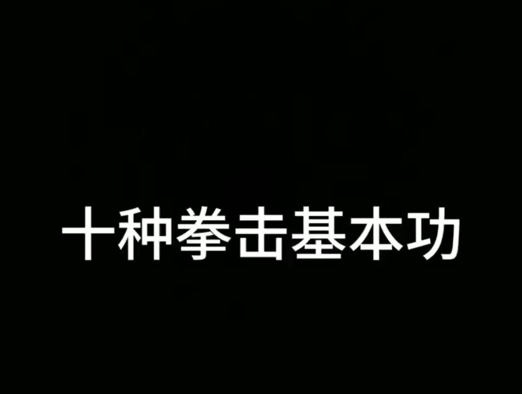 教你十种拳击基本功哔哩哔哩bilibili