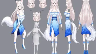 【3Dmax人物建模】三小时建模做了一个好胸好胸的妹子。