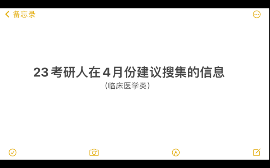 [图]23临床医学考研人｜4月一定不要错过的信息