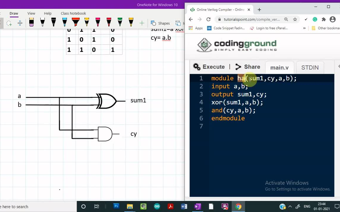 [图]【Verilog FPGA芯片设计】Programming FPGAs: Getting Started with Verilog