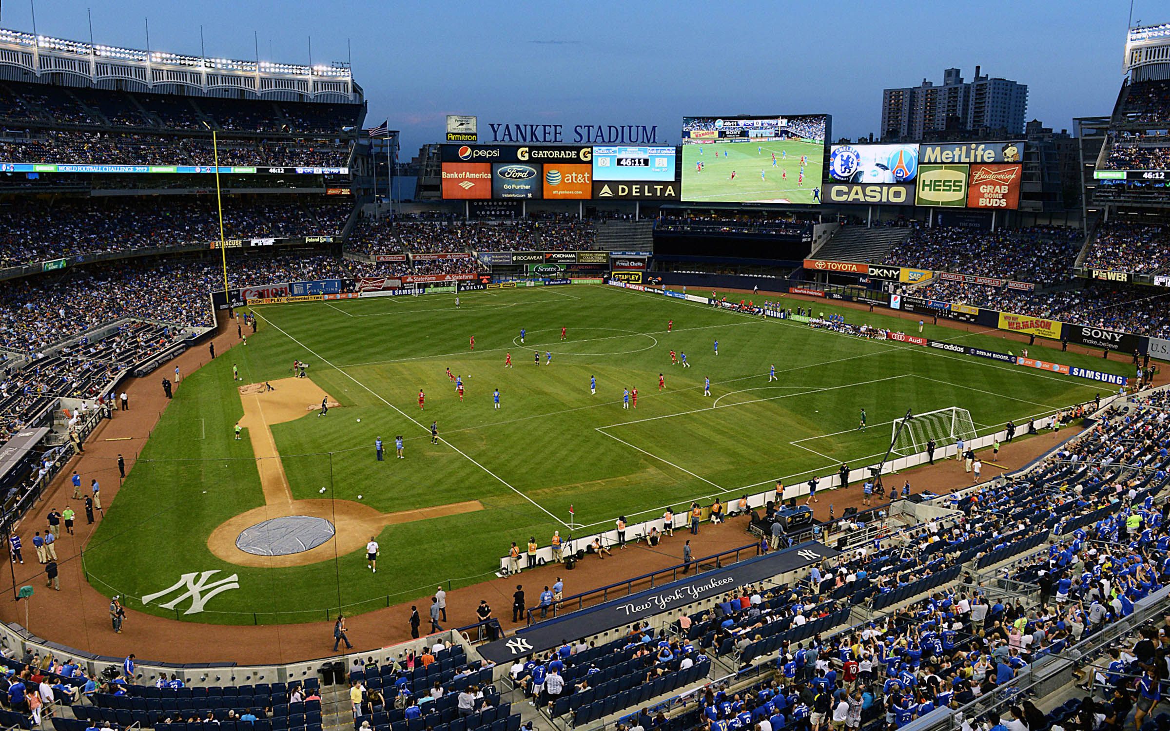 如何将纽约扬基的棒球场变成纽约城的足球场?请看延时摄影