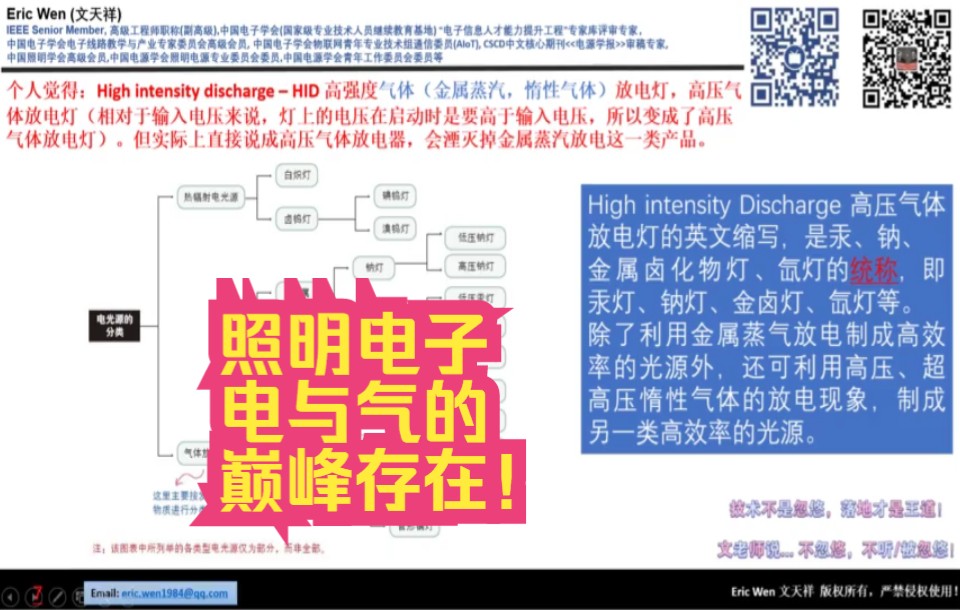 HID高强度/高压气体放电灯,古老的技术,传统照明电子之巅峰,分类及外形,概念科普哔哩哔哩bilibili