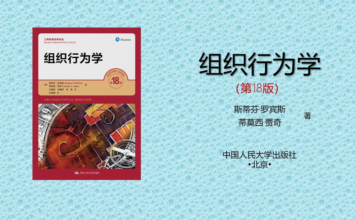 组织行为学05 成功的管理者哔哩哔哩bilibili