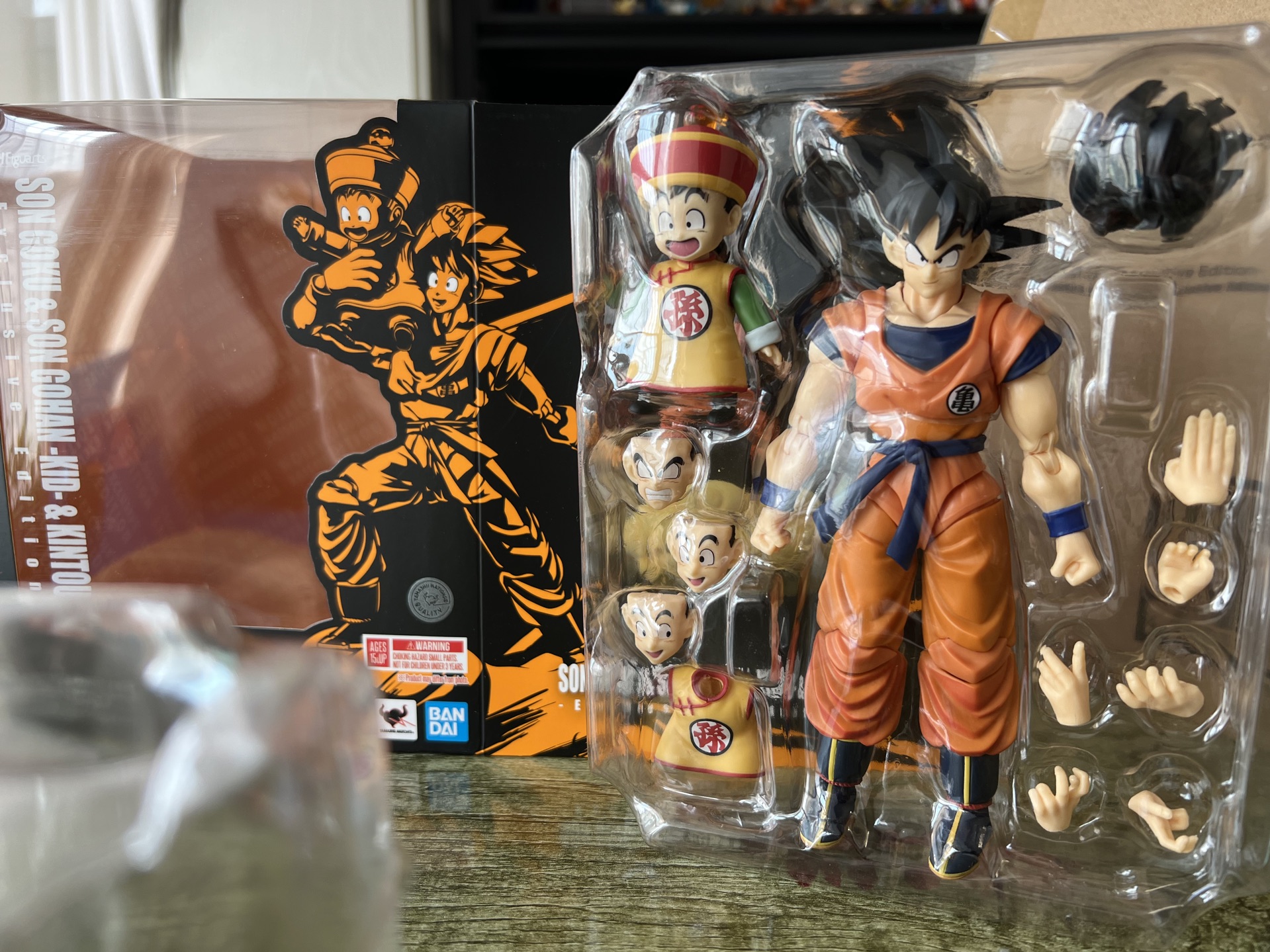 龙珠shf父子抱,别人玩腻我才高追系列#手办 #万代 #龙珠 #模玩 #龙珠