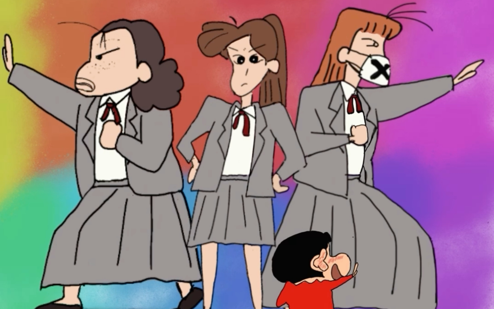 【蜡笔小新】我们是琦玉红蝎队!