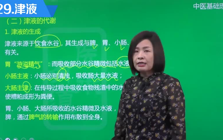 2929津液中医基础理论2零起点中医基础理论徐雅教授主讲《北京中医药大学》哔哩哔哩bilibili