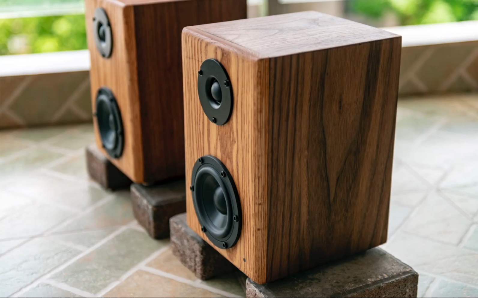 黑胡桃木实木hifi蓝牙音箱