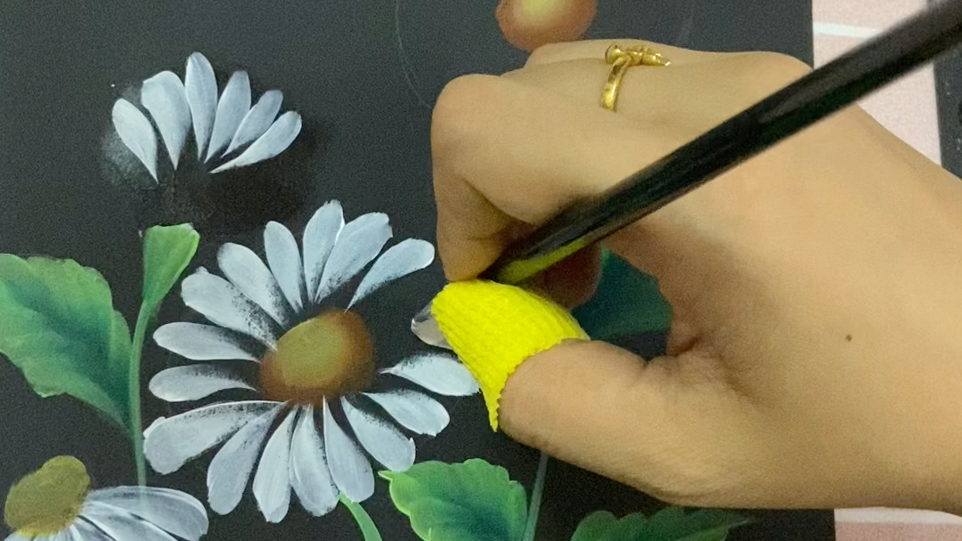 圆笔画小雏菊,值得收藏的详细的小雏菊教程,重点都给你敲黑板了,不