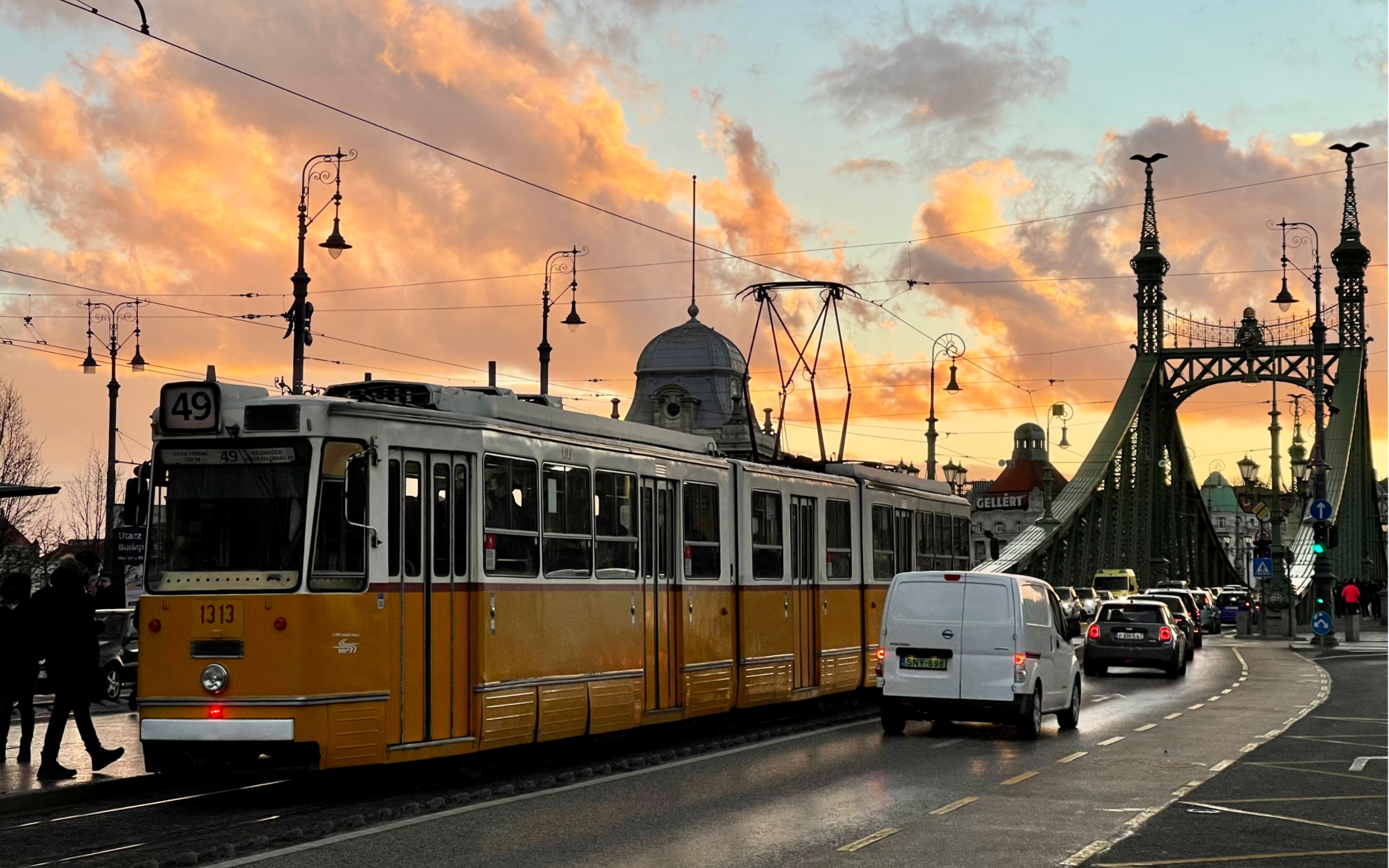 【高清】匈牙利布达佩斯有轨电车 街拍_1