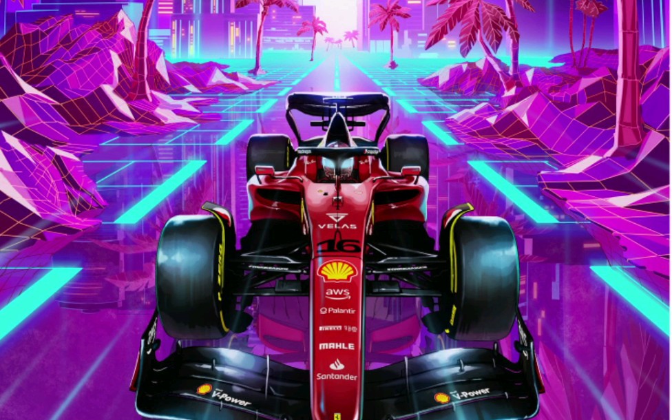 2022年f1邁阿密站各大車隊宣傳海報設計_嗶哩嗶哩_bilibili