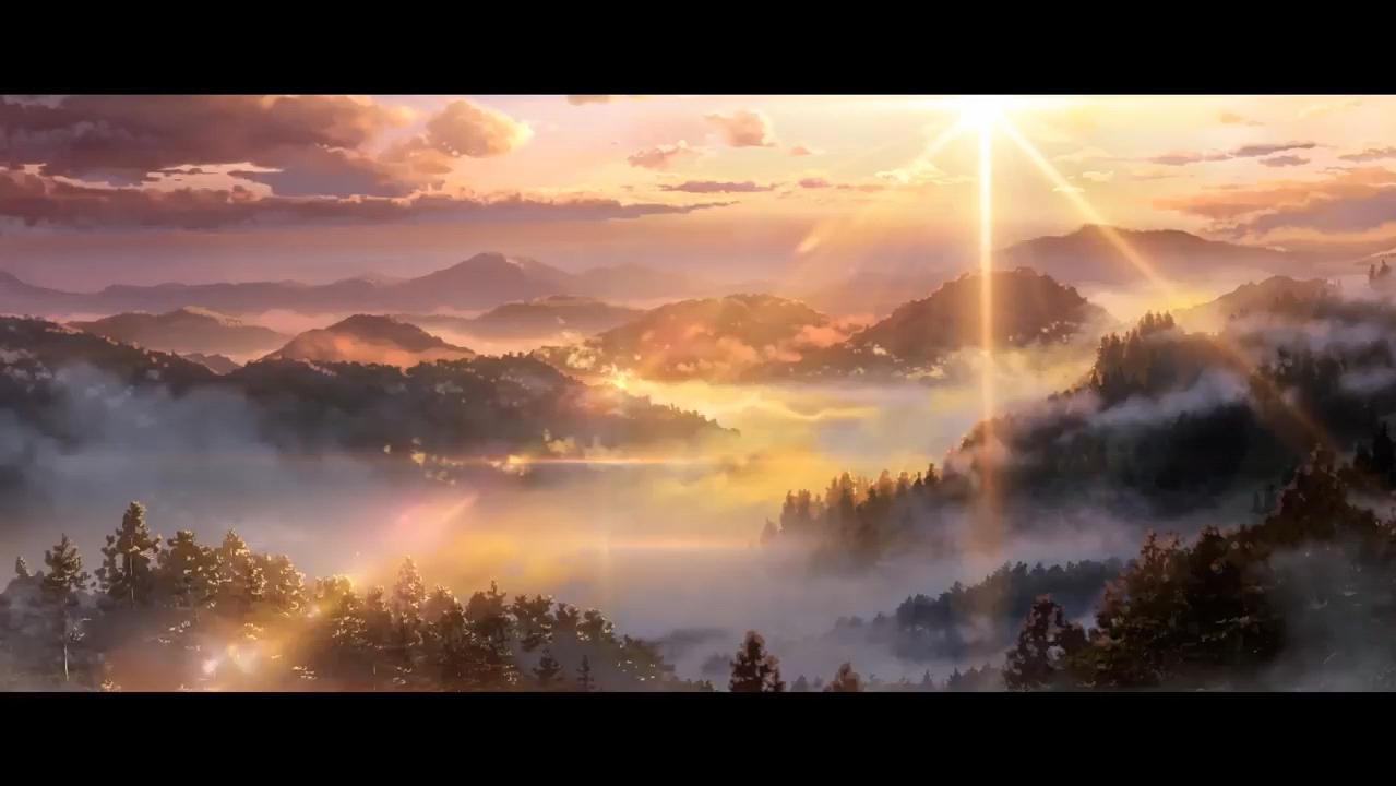 欣赏一下动漫中才有的美景吧