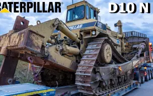 Download Video: 【欧洲卡车】【特种运输】卸货 Cat D10 N