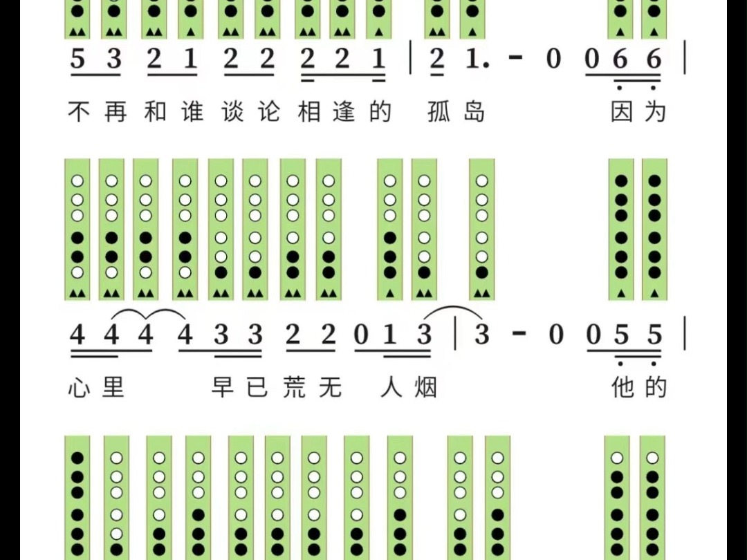 南山南数字简谱图片