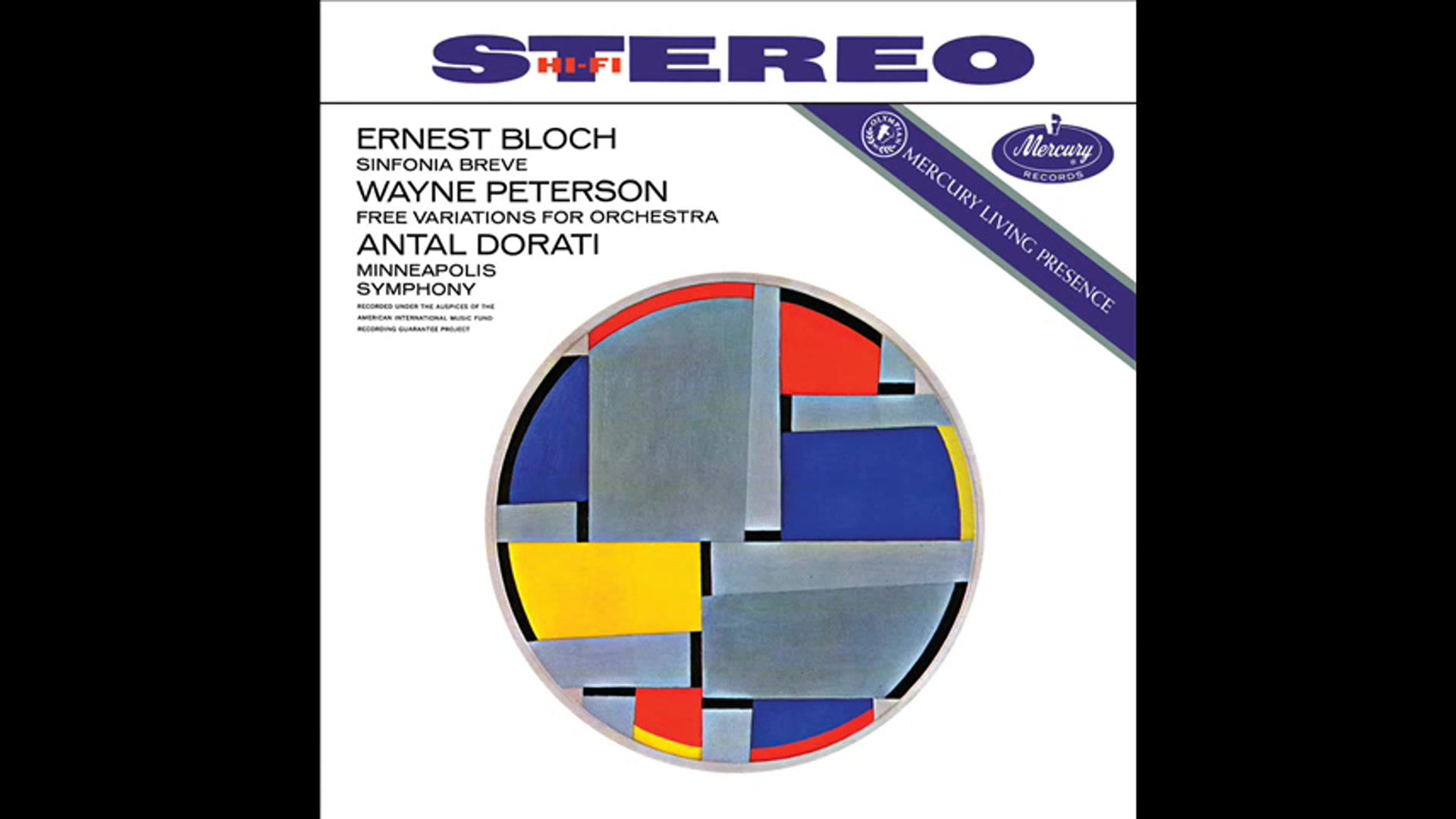 antal doráti - bloch: sinfonia breve; peterson: free variations