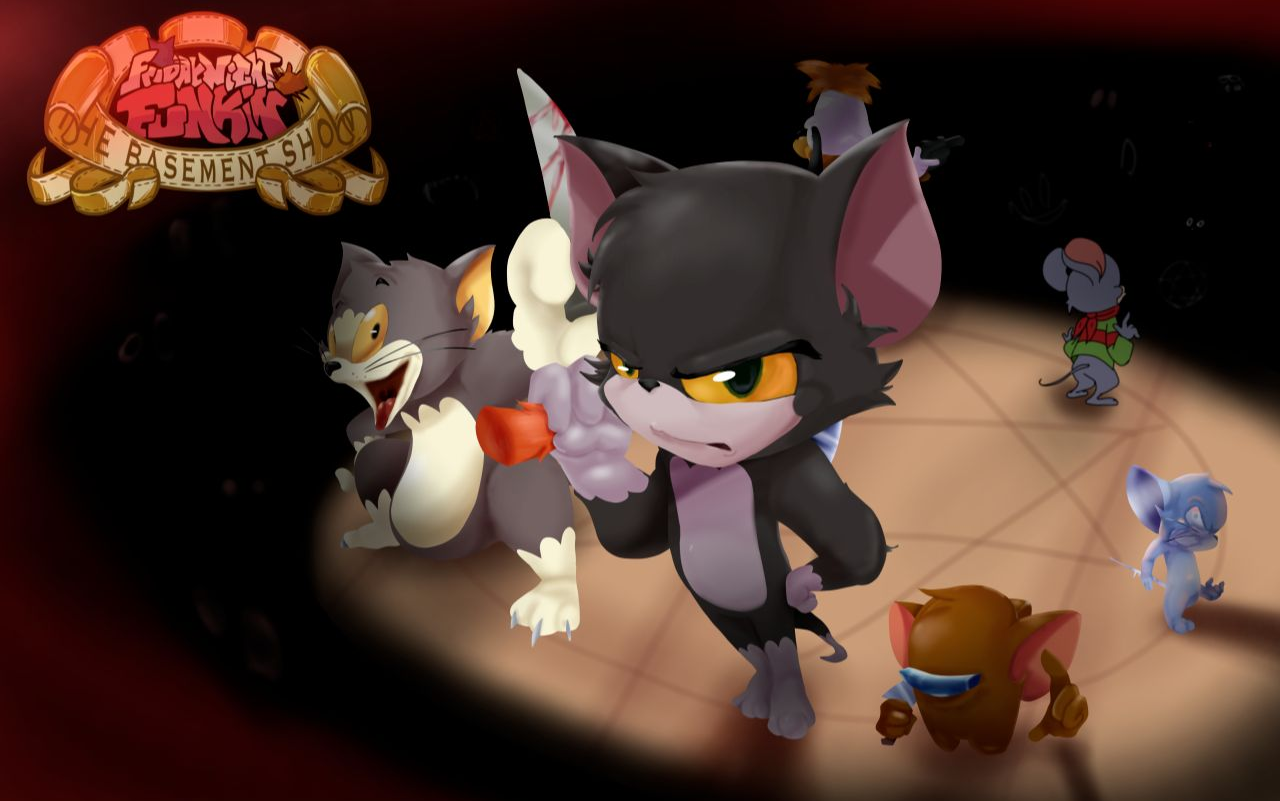 【fnf猫和老鼠模组】friday night funkin:the basement show 周五夜