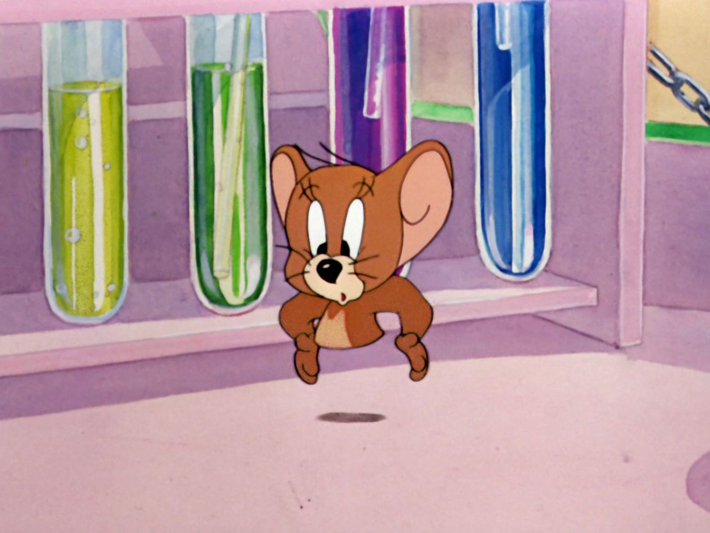 隐身墨水给了杰瑞隐身的能力,汤姆也因此被整的不轻