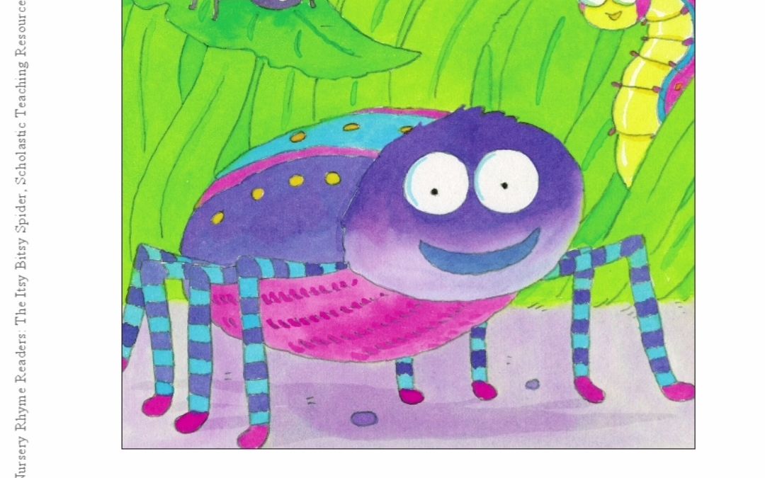 [图]学乐童谣绘本The Itsy Bitsy Spider