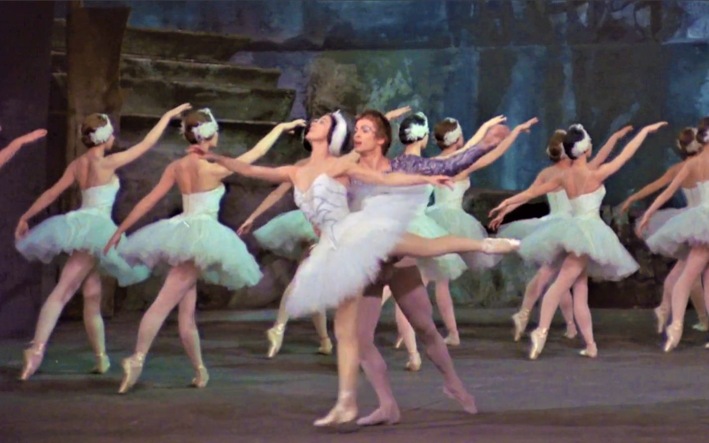 [图]柴可夫斯基《天鹅湖》维也纳国家芭蕾舞团（1966）Swan Lake Wiener Staatsballett