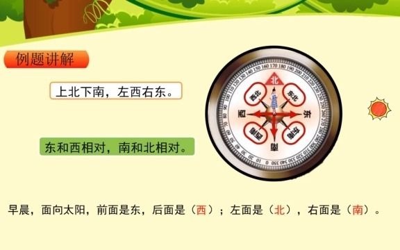 [图]北师大版数学二年级下册2.3方向与位置