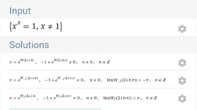 x^x=1,x≠1的解(x∈C(复数))哔哩哔哩bilibili