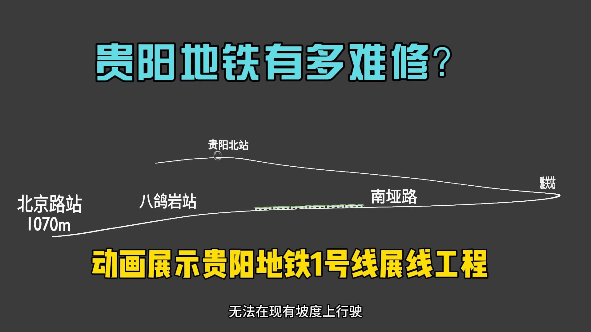 全国罕见:贵阳地铁上的展线.贵阳地铁有多难修建?哔哩哔哩bilibili