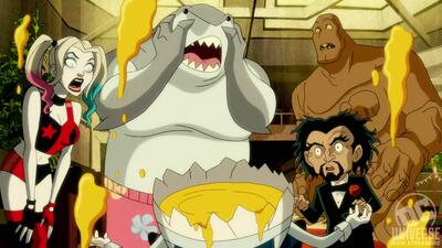 r级动画哈莉奎茵寓言皇后和鲨鱼王登场片段