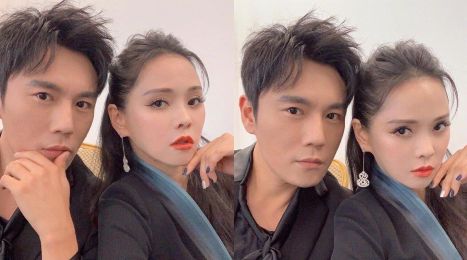 伊能静与秦昊合照秀恩爱自曝双十一买一千件快递网友真有钱