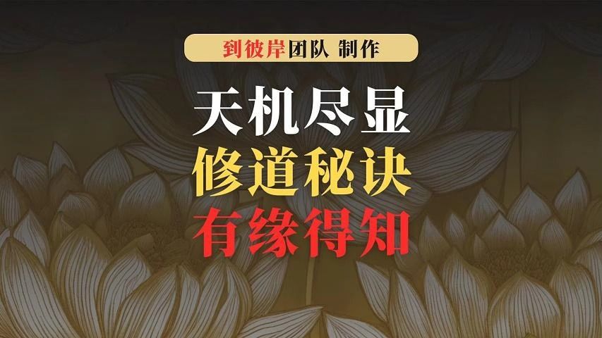 天机尽显修道秘诀有缘得知!(必读收藏)哔哩哔哩bilibili