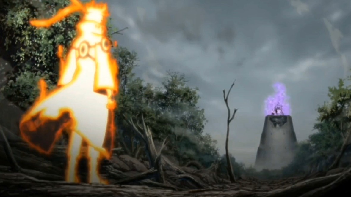 九尾模式与仙人模式登场!无限月读之战!九喇嘛模式与须佐能乎!