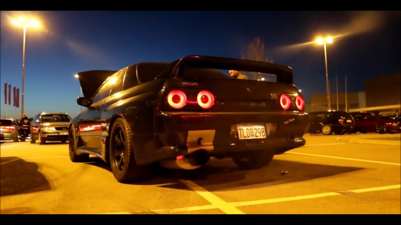 [戰神怒吼】gtr聲浪skyline 2 step flames (r32 r33 r34)