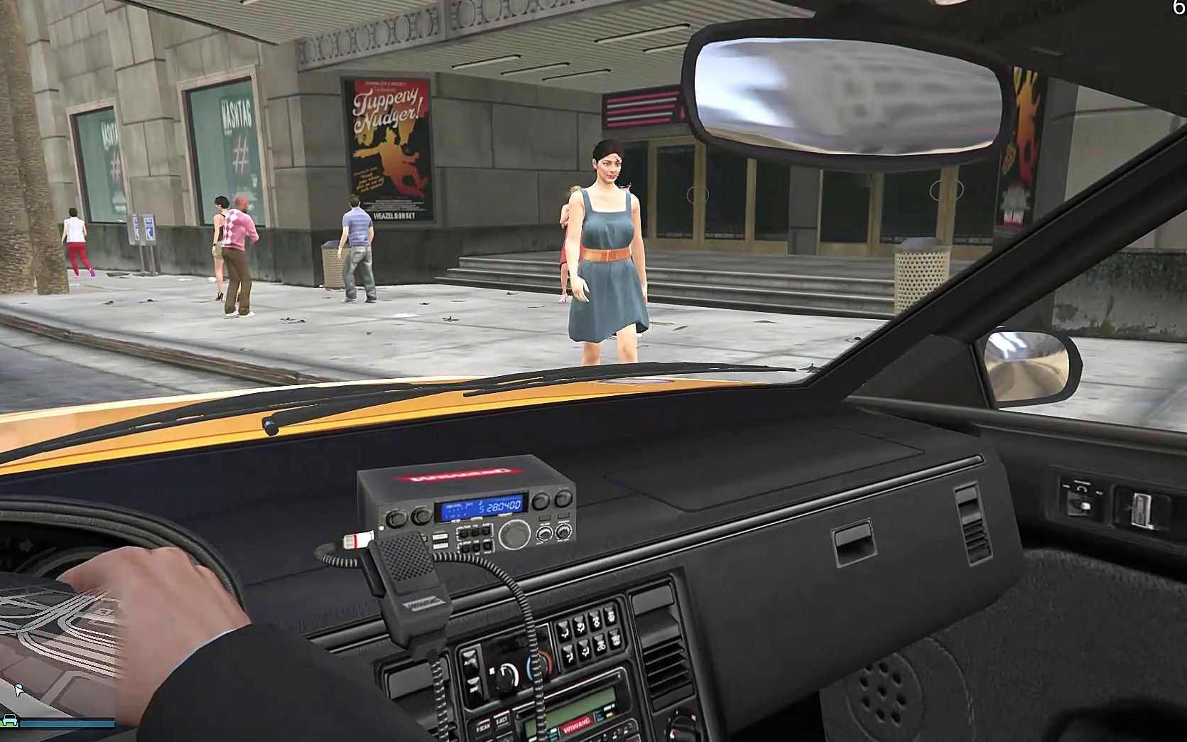 gta5:开出租车遇乘客不付2385美元的车费 还不给小费