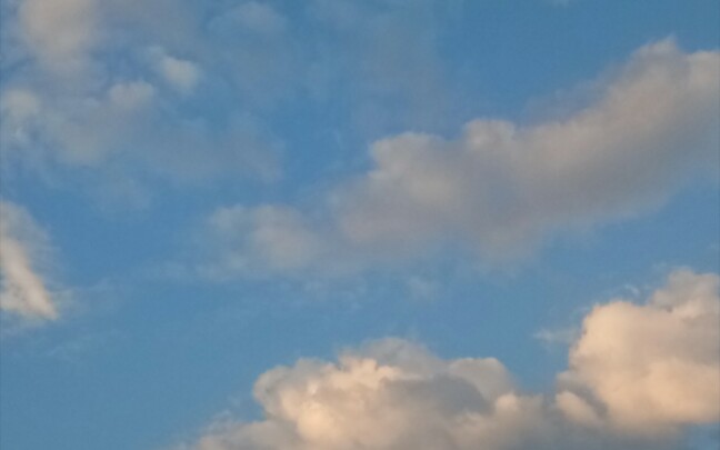 油画般的午后天空