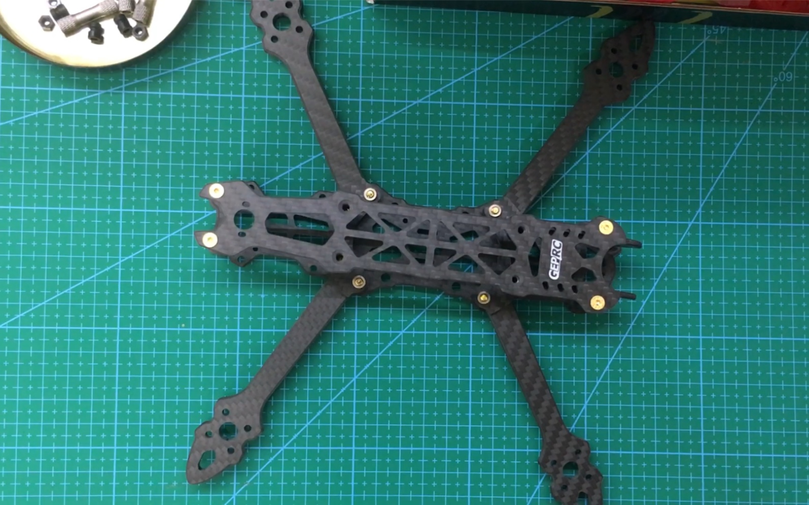 刚刚收到的geprc格普mark4五寸机架