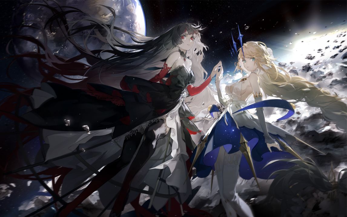 【解神者】月球篇2.0「月之荒庭」概念cg首爆,人类文明的太空挽歌