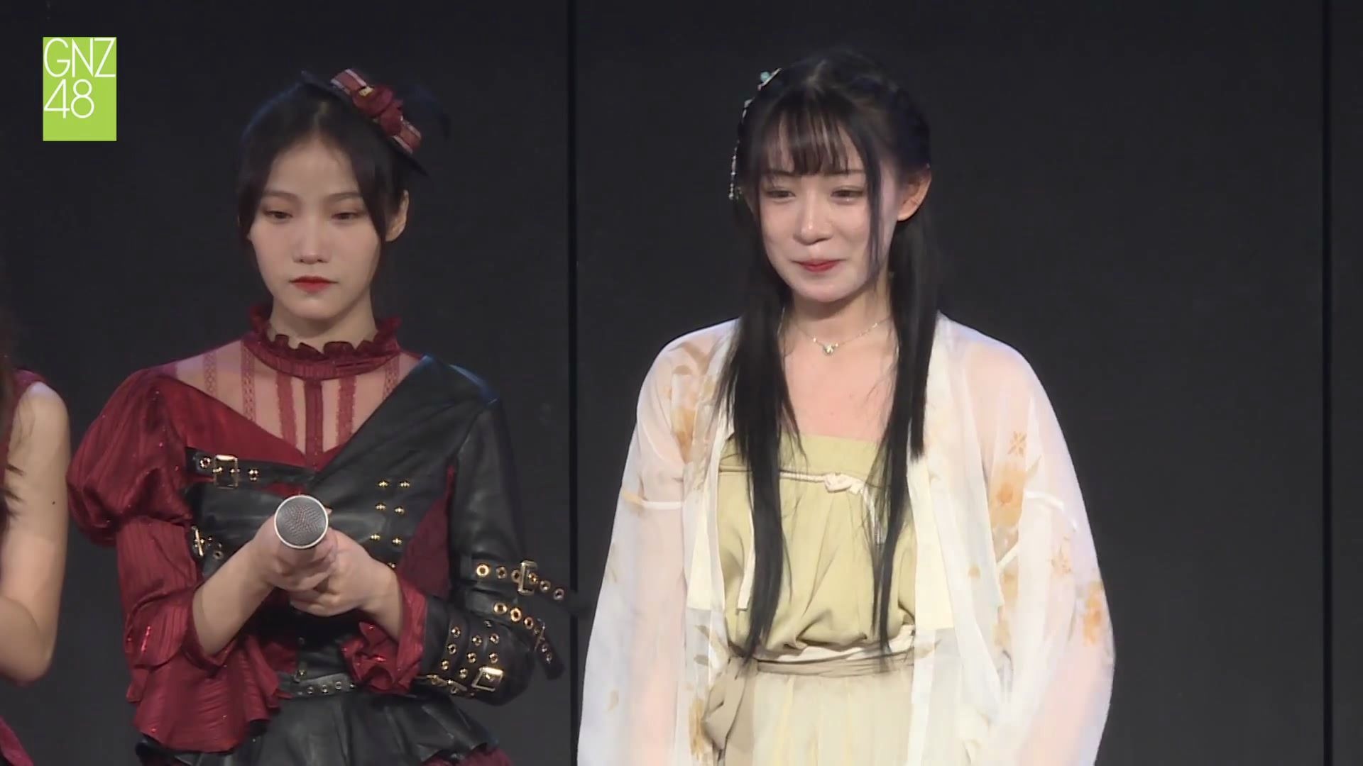 gnz48夏至公演第十一场mc1谢蕾蕾梁娇吴思琪黄楚茵罗寒月李姗姗时隔