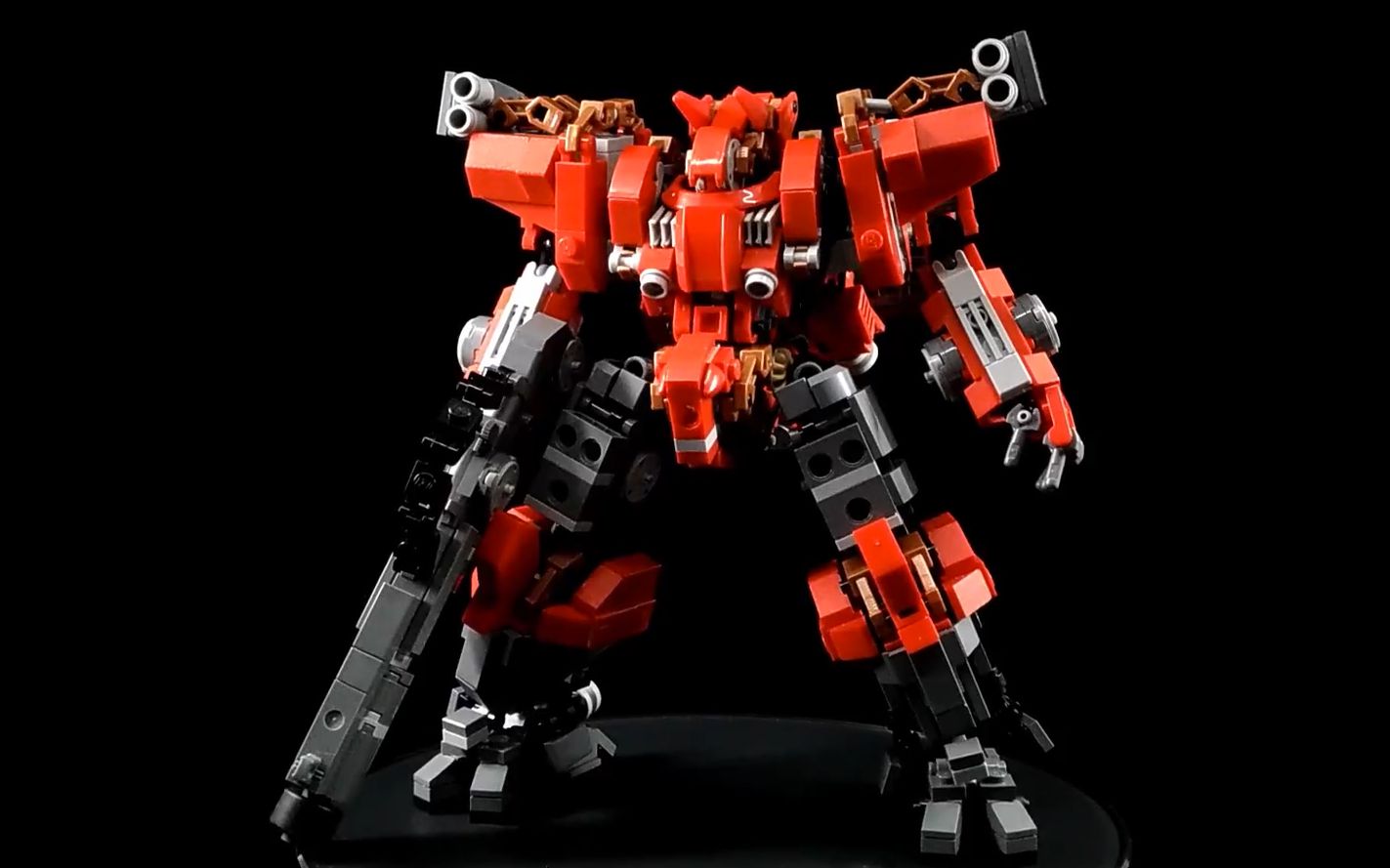 乐高moc作品 nesf-m07xx mammoth猛犸机甲 作品欣赏