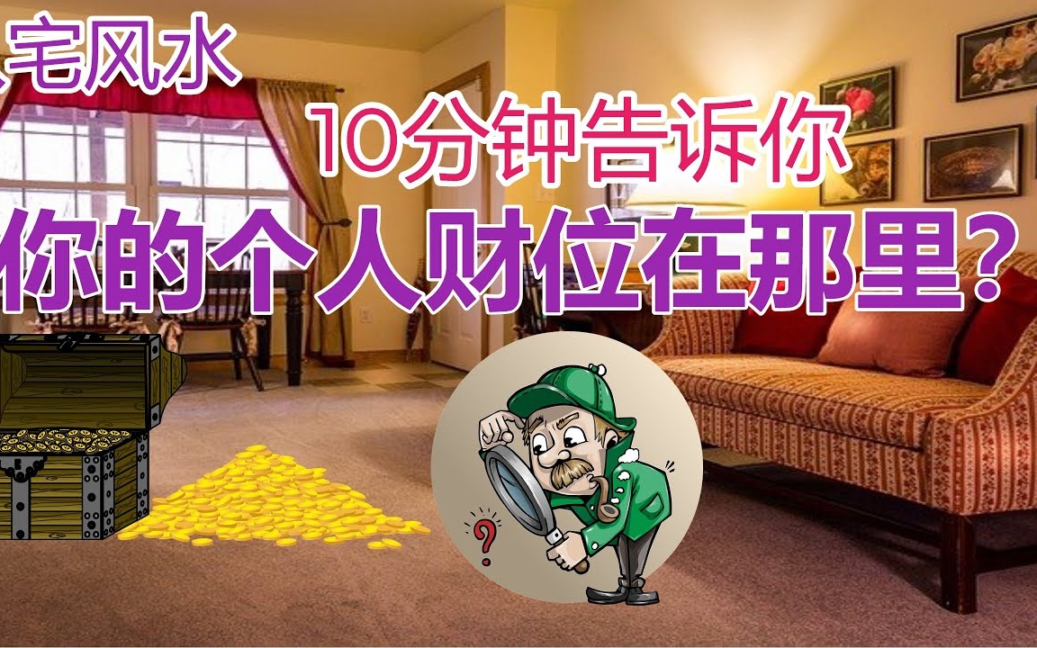 [图]【八宅风水】如何找出你的个人财位？10分钟告诉你！