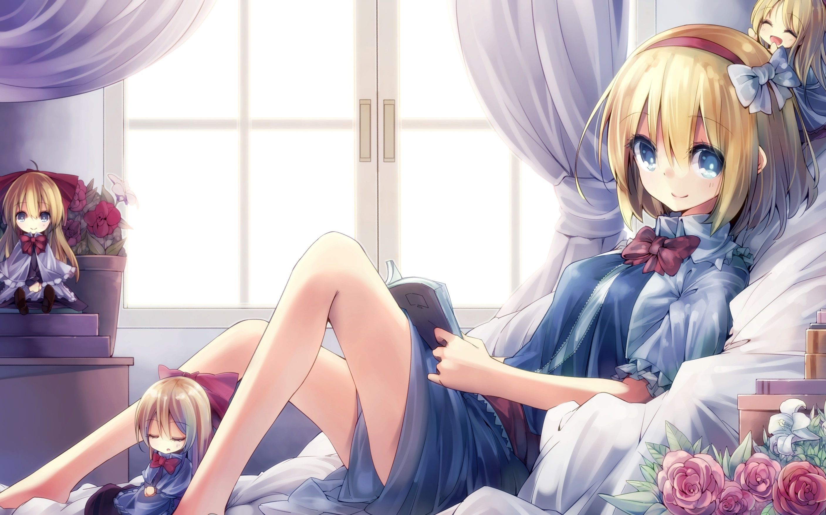 【东方mmd】兔耳萌娘爱丽丝_哔哩哔哩 (゜-゜)つロ 干杯~-bilibili