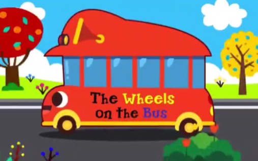 [图]欢唱英语:The wheels on the bus