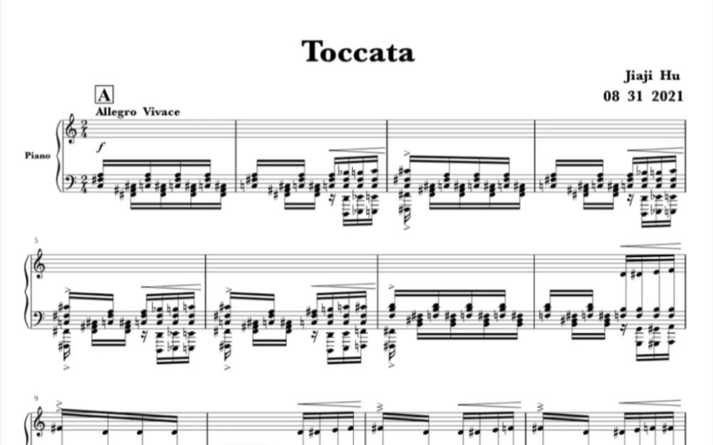 [图]乱写的Toccata[尴尬]