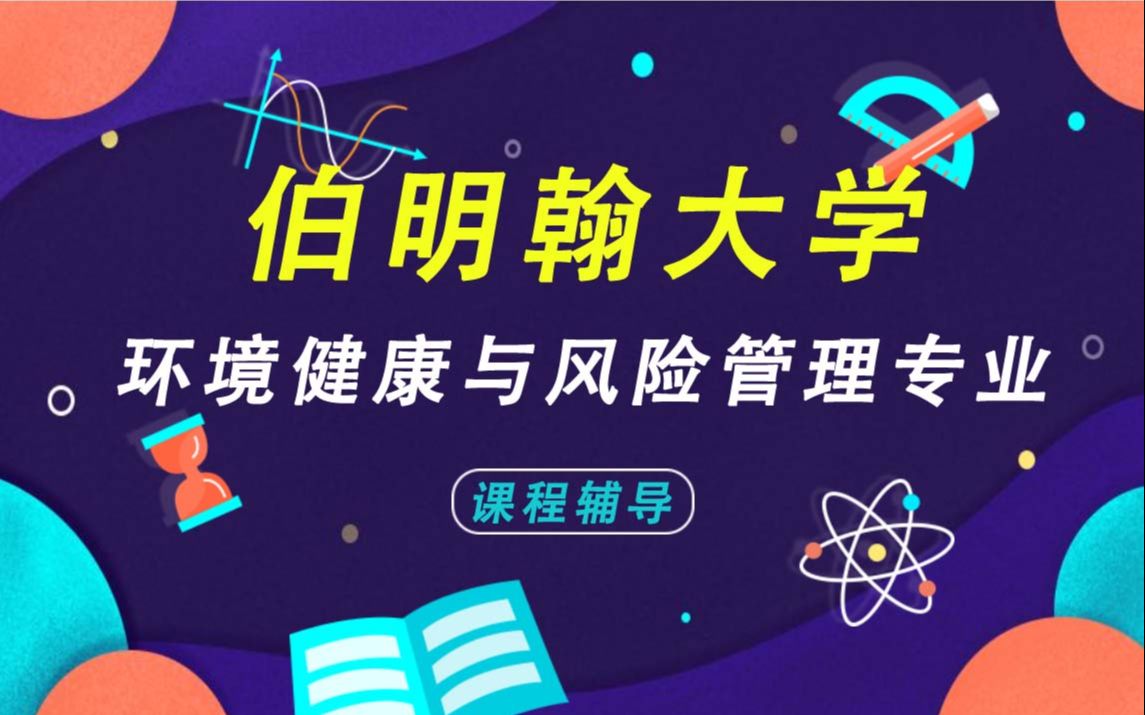 伯明翰大学UOB伯大环境健康与风险管理辅导补习补课、考前辅导、论文辅导、作业辅导哔哩哔哩bilibili