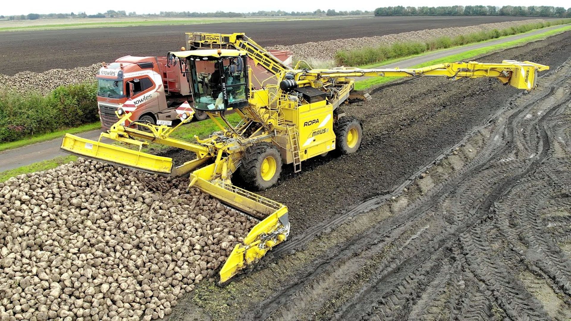 德国自动化农业机械,收割甜菜一体化,工作原理是什么