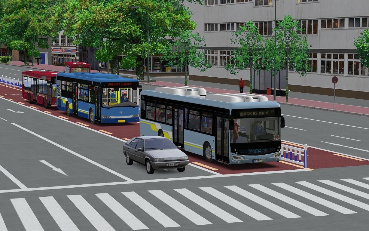 【omsi】ebrt新车试验&厦门brt报站:tub版e.