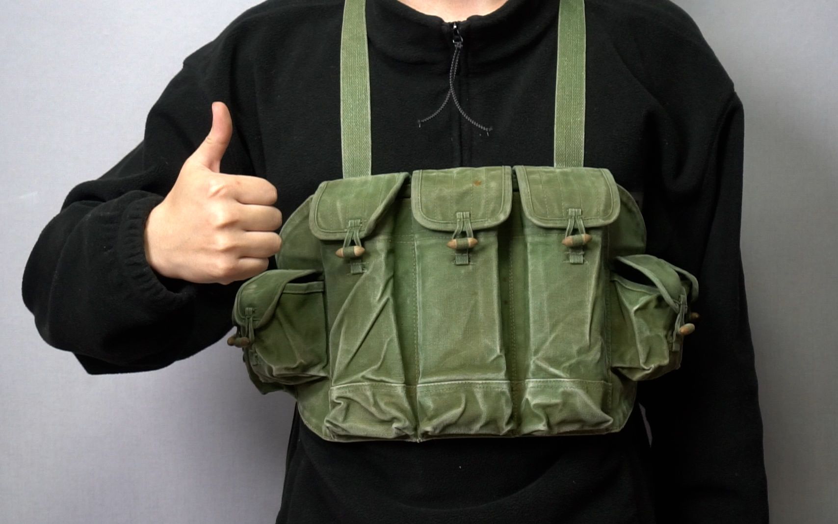 【测评】地摊上淘到的五六式冲锋枪弹匣袋