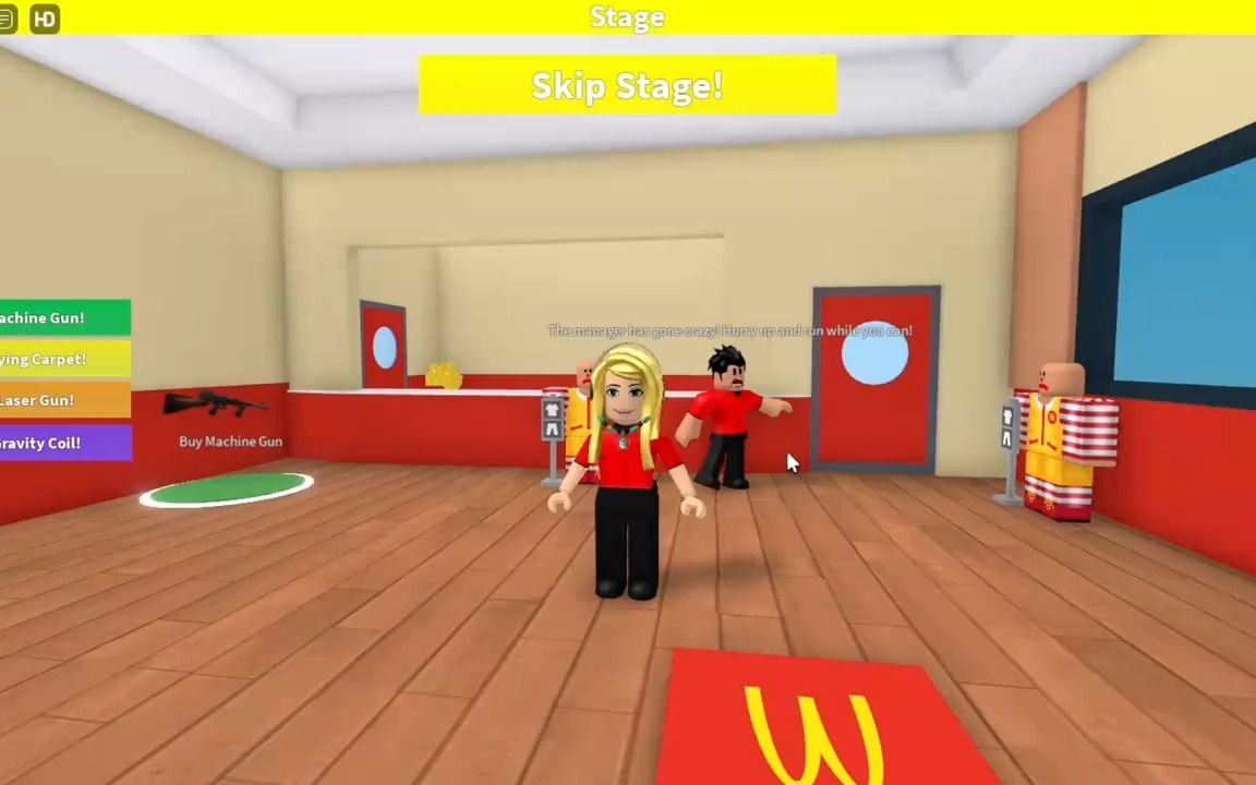 Roblox危险的炸鸡店:麦当劳里到处都是陷阱,多米被真假门坑死网络游戏热门视频