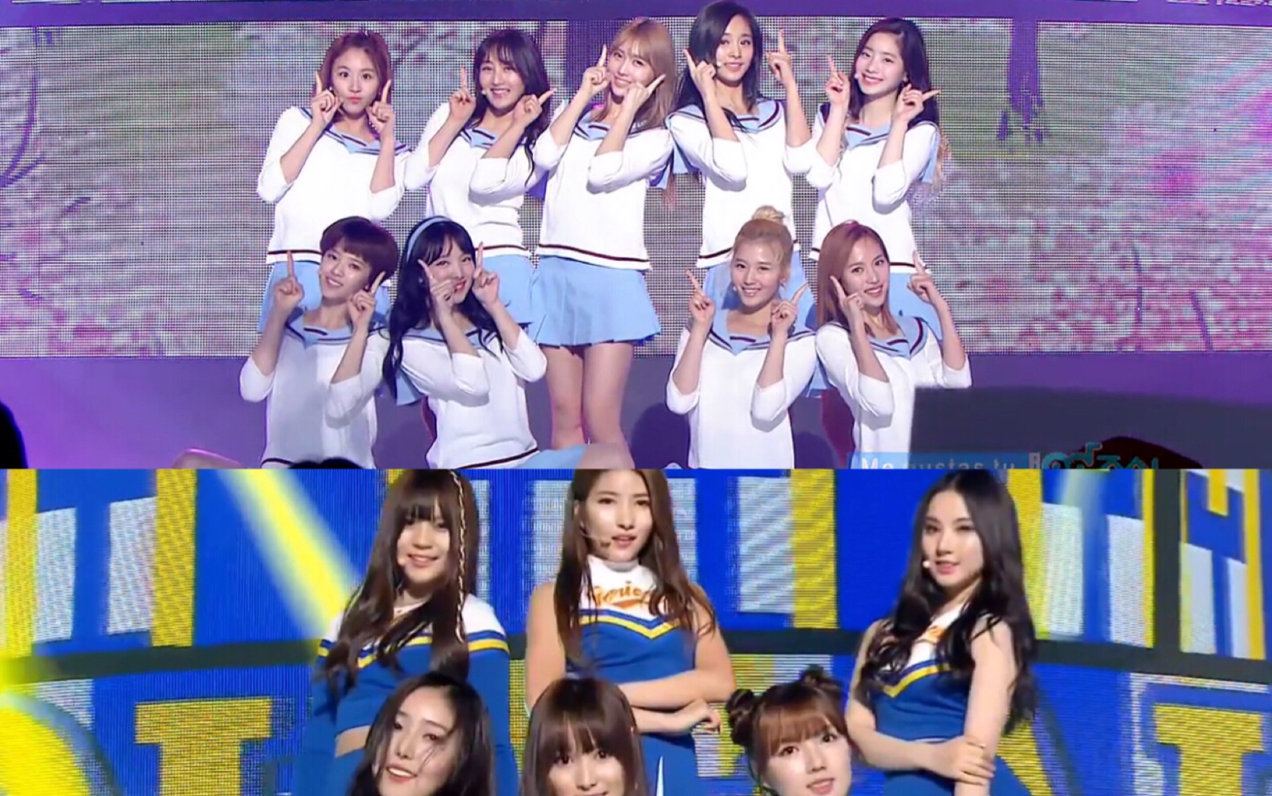 [图]兔瓦斯和小女友的交换舞台 Twice-今天开始我们&Gfriend-优雅地